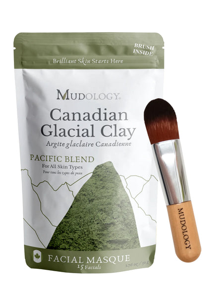 Canadian Glacial Clay Face Mask & Applicator Kit - Made In Canada
