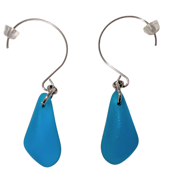 Cultured Sea Glass Earrings