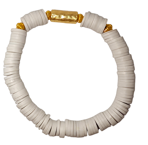 Molokini Stretch Bracelet Gray Sand