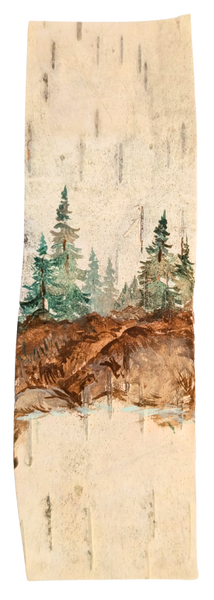 Handpainted Birch Bookmark