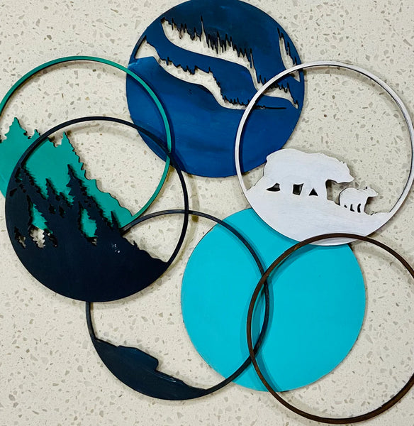 Paint By Layers Craft Kit- Bear Shadow Box