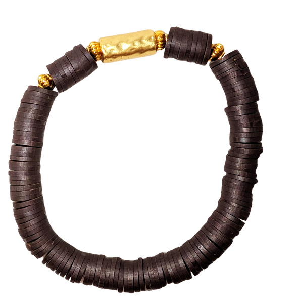 Molokini Stretch Bracelet Coconut Brown
