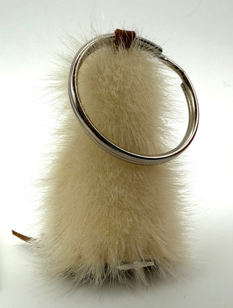 Beaded Ookpik Sealskin Keychain