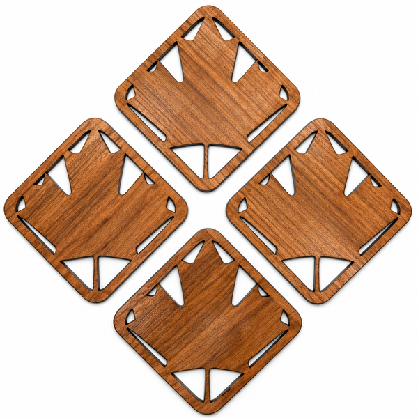 Maple Leaf Coaster Set