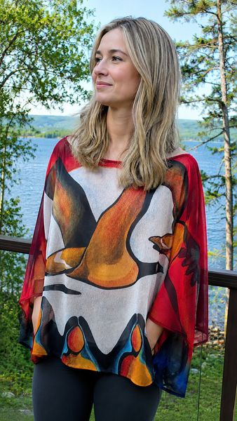 "Geese Spirit" Shawl