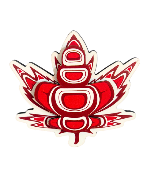 3D Magnet Maple Leaf