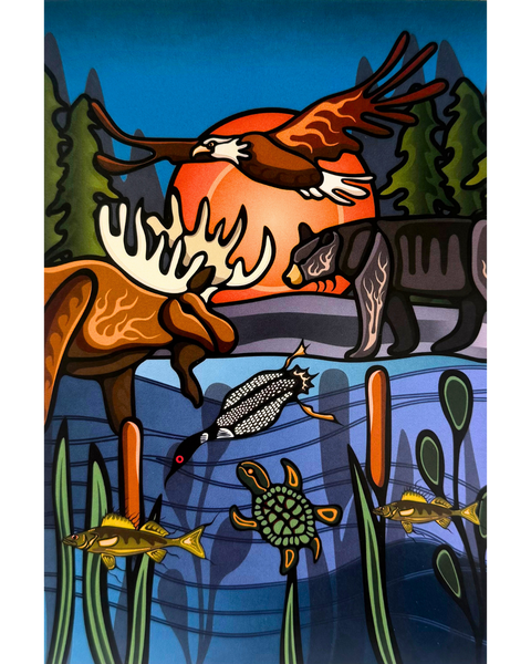 All My Relatives Postcard