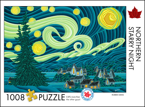 Northern Starry Night Puzzle - 1008 Pieces