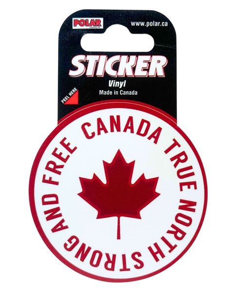 Red Maple Leaf Sticker