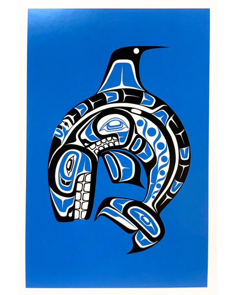 Whale Postcard