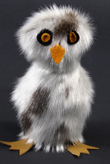 Grey Sealskin Ookpik (Owl