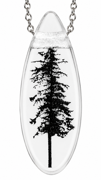 Teardrop Tree Necklace
