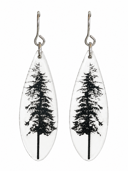 Teardrop Tree Earrings