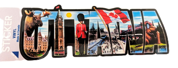 Ottawa Word Collage Sticker