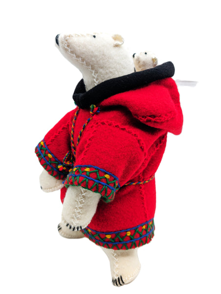Polar Bear Packing Doll