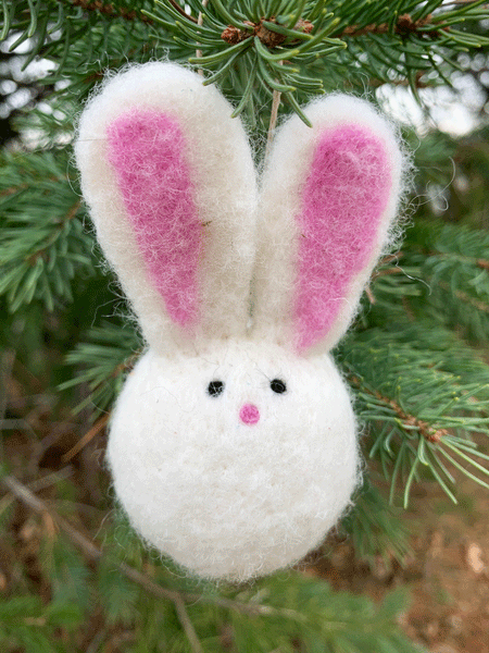 Bunny ornament deals