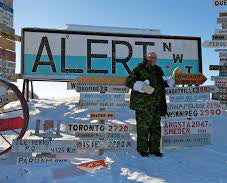 Alert, in Nunavut Territory, is the northernmost permanent settlement in the world.