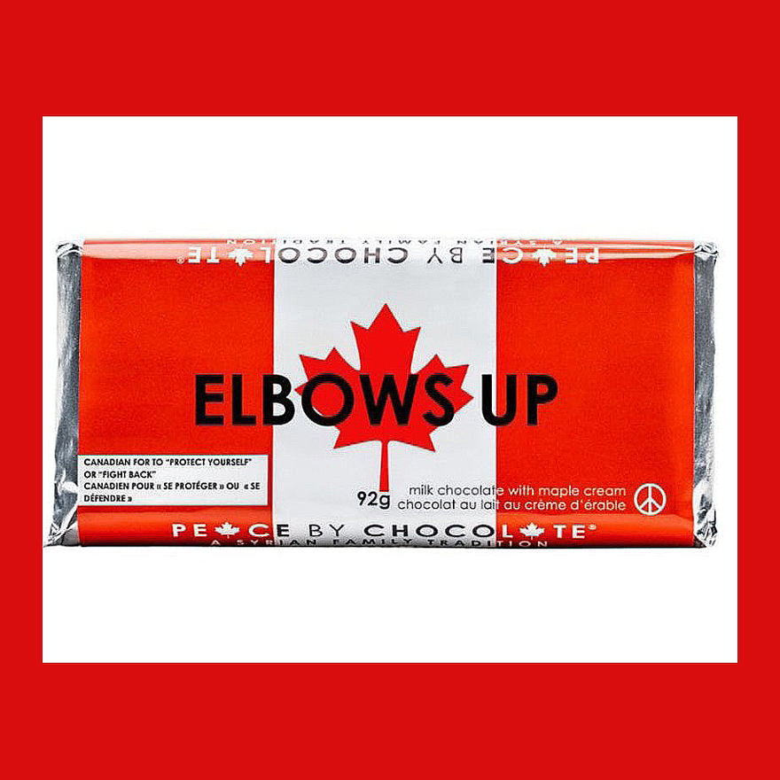 What does "Elbows Up" mean?