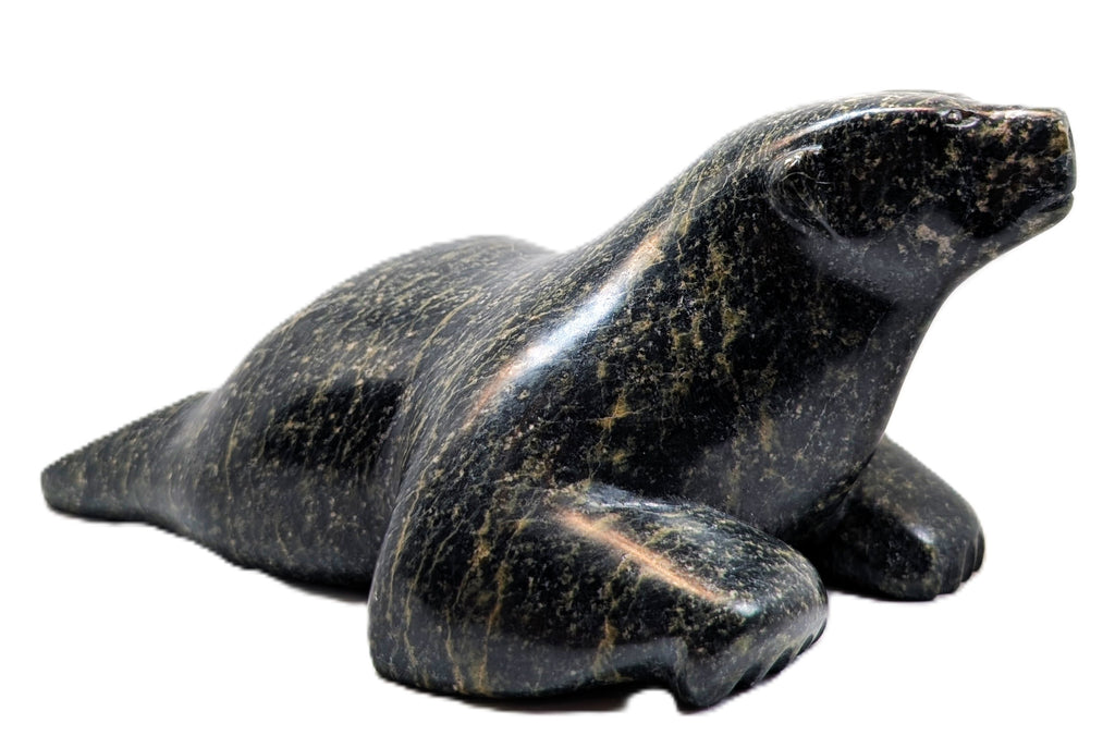 "Crawling Bear" - Qavavau Ashoona