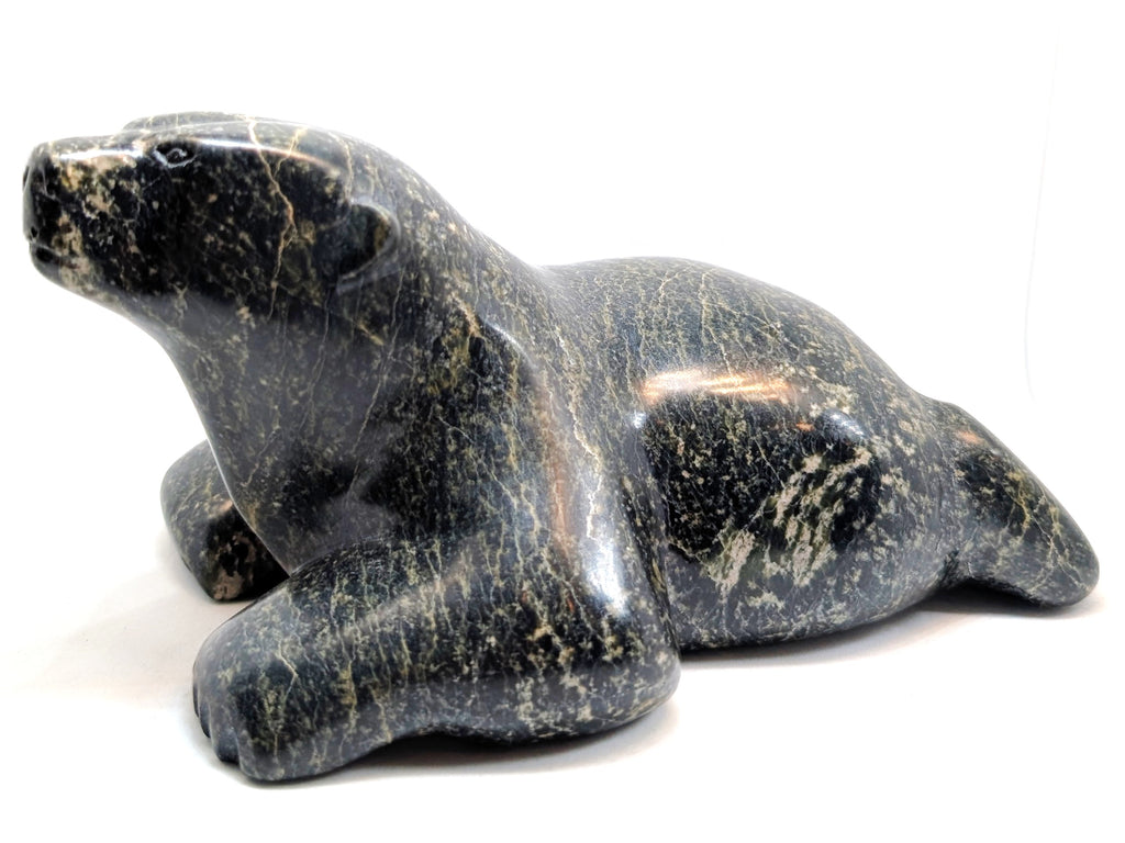 "Crawling Bear" - Qavavau Ashoona