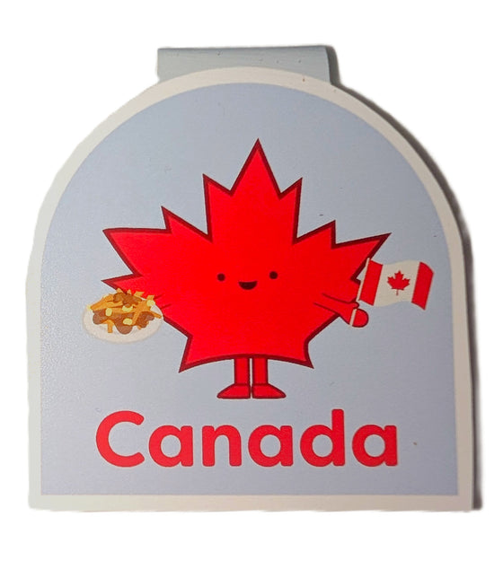 Maple Leaf Poutine Magnetic Bookmark