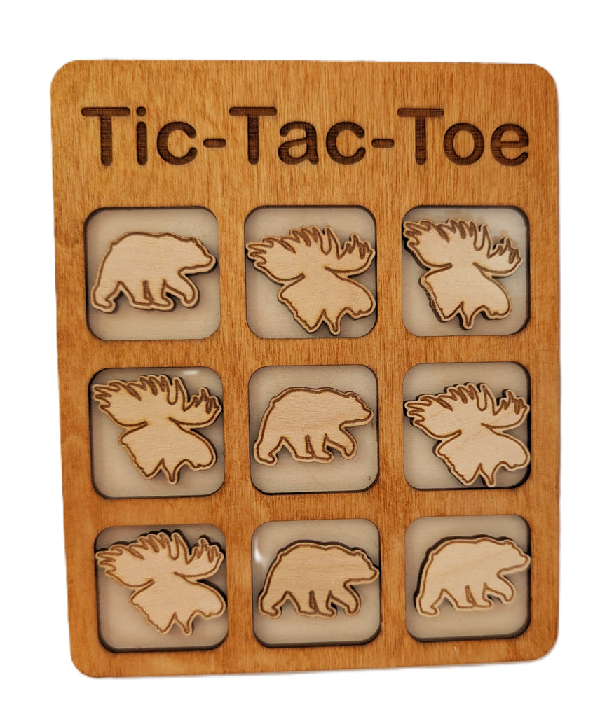 Tic Tac Toe Bear vs Moose