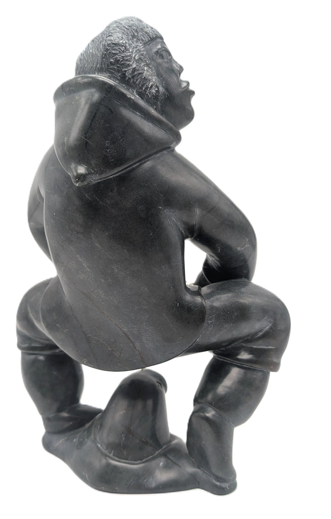 "Inuit Hunter & Seal" - Eli Elijassiapik