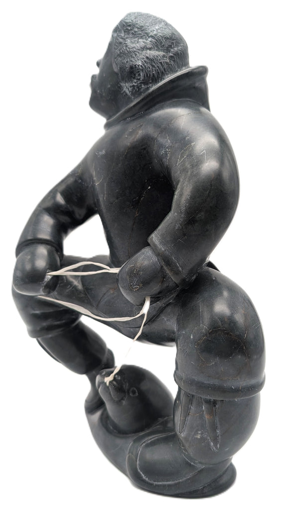 "Inuit Hunter & Seal" - Eli Elijassiapik