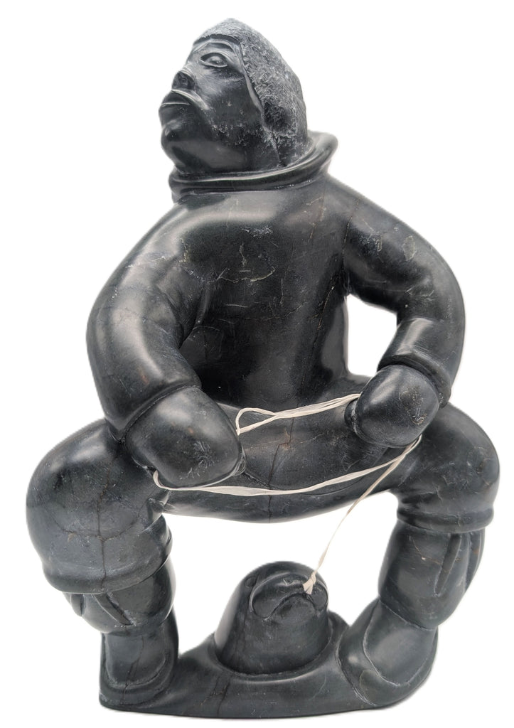 "Inuit Hunter & Seal" - Eli Elijassiapik