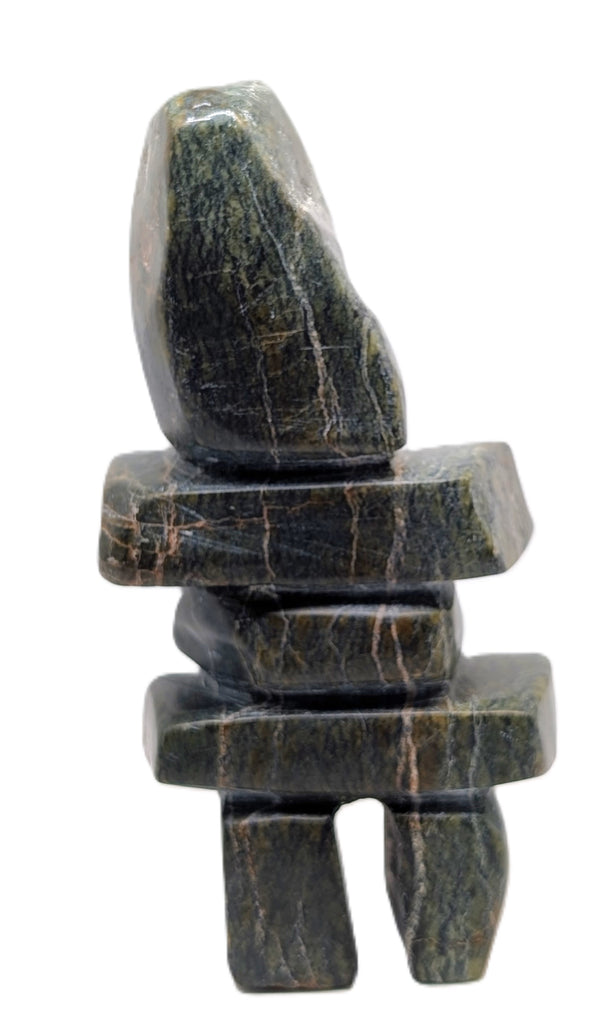 black marble soapstone inukshuk 