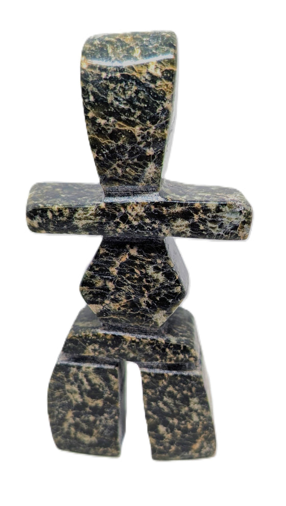 black marble soapstone inukshuk 