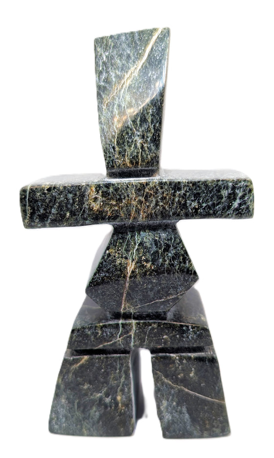 black marble soapstone inukshuk 