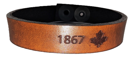 Leather "1867" Bracelet