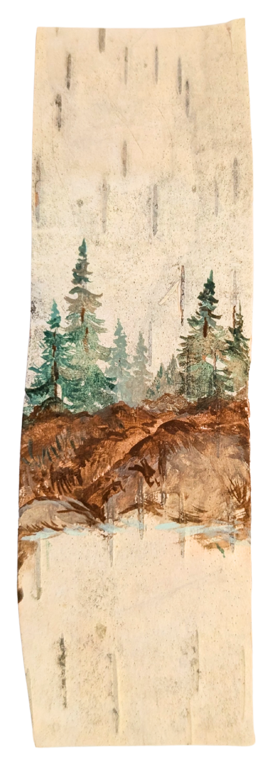 Handpainted Birch Bookmark