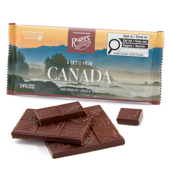A Taste From Canada - Dark Chocolate Bar