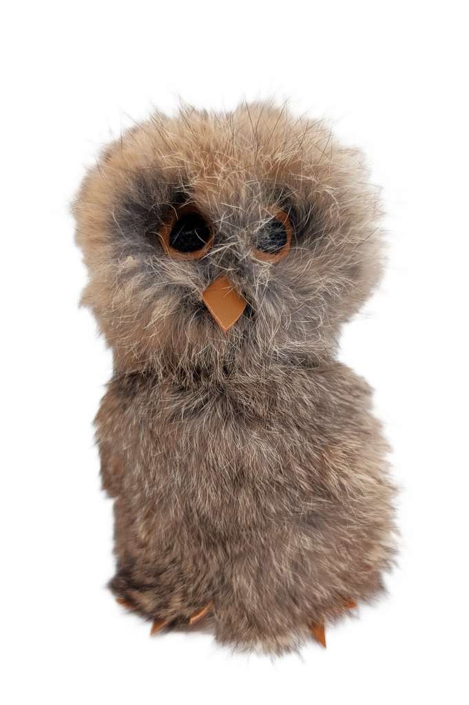 Brown Sealskin Ookpik (Owl) - Daisy Savard