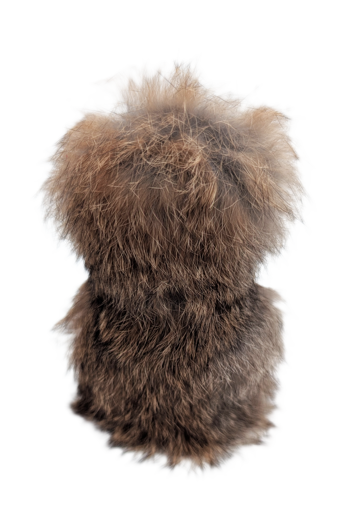 Brown Sealskin Ookpik (Owl) - Daisy Savard