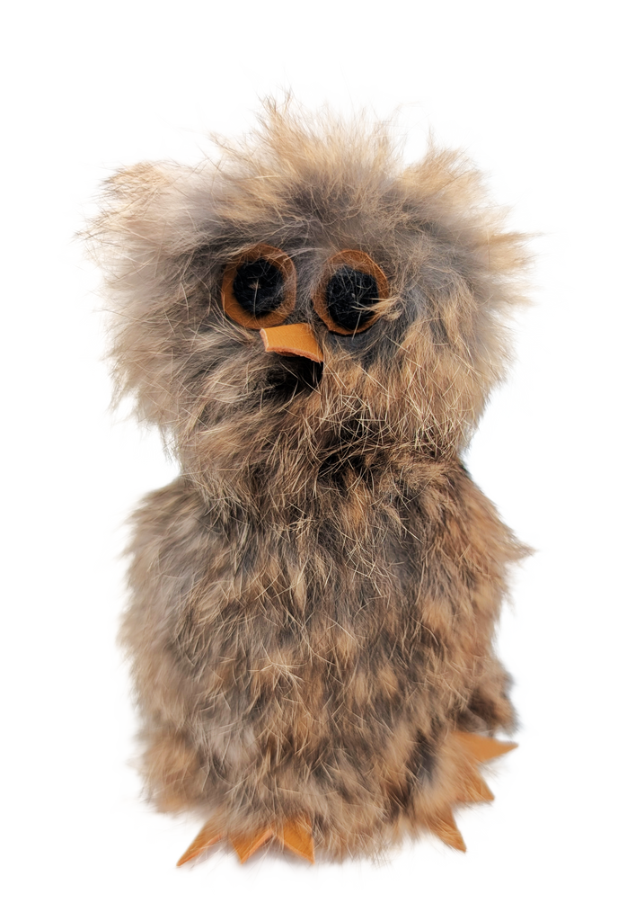 Brown Sealskin Ookpik (Owl) - Daisy Savard