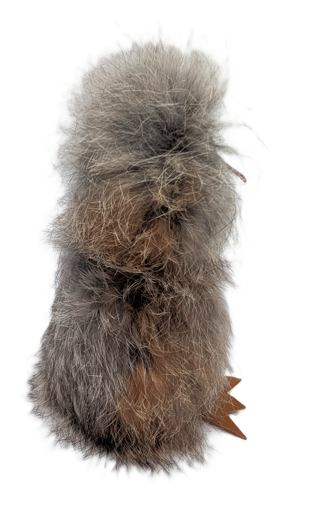 Grey Sealskin Ookpik (Owl) - Daisy Savard