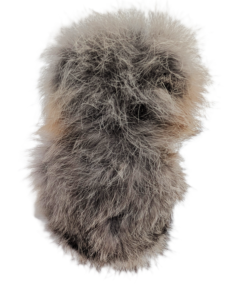 Grey Sealskin Ookpik (Owl) - Daisy Savard