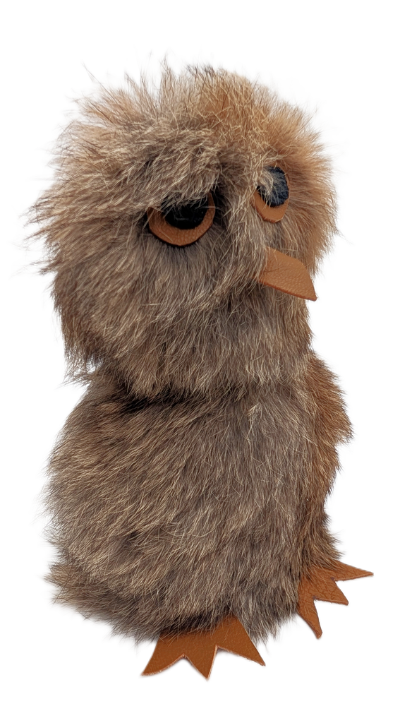 Brown Sealskin Ookpik (Owl) - Daisy Savard