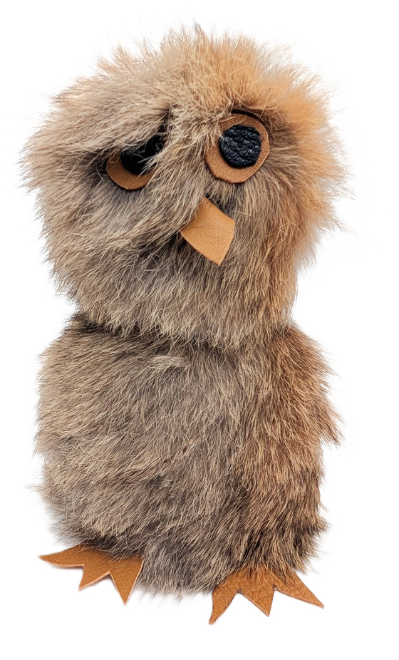 Brown Sealskin Ookpik (Owl) - Daisy Savard