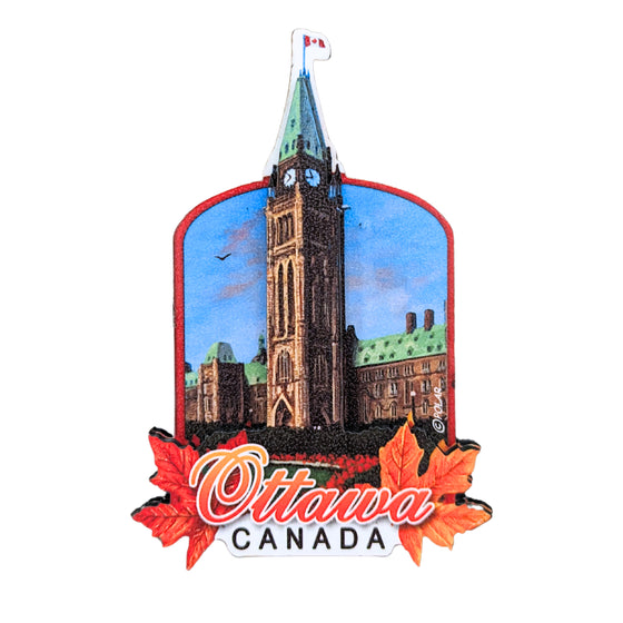 Ottawa Canada Cityscape Parliament Magnet