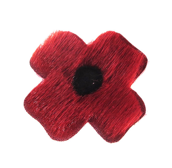 Inuit Sealskin Poppy Pin