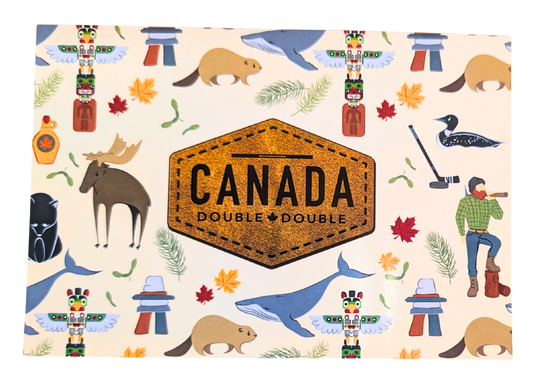 Canada Icons Word Collage- Postcard
