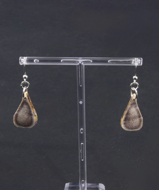 Caribou Antler Earrings - Maggie T. Kulula