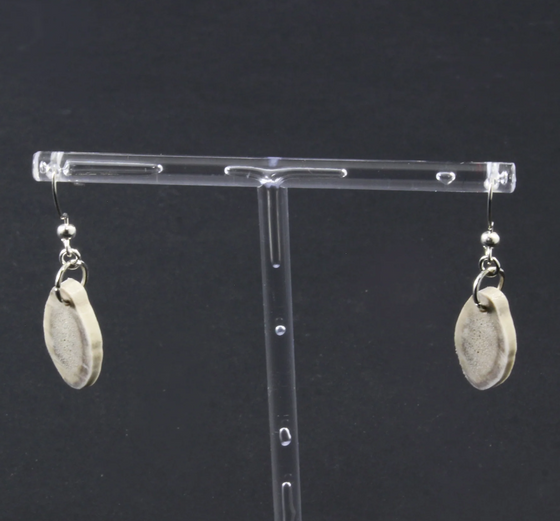 Caribou Antler Earrings - Maggie T. Kulula