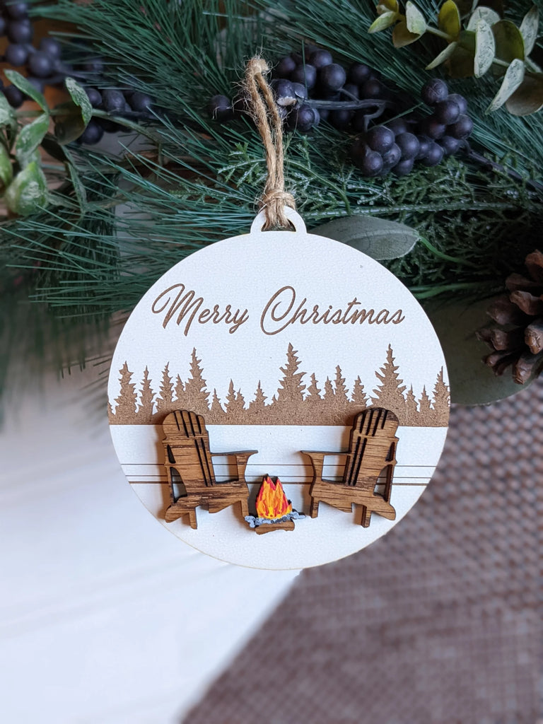 Muskoka Chairs Round Ornament