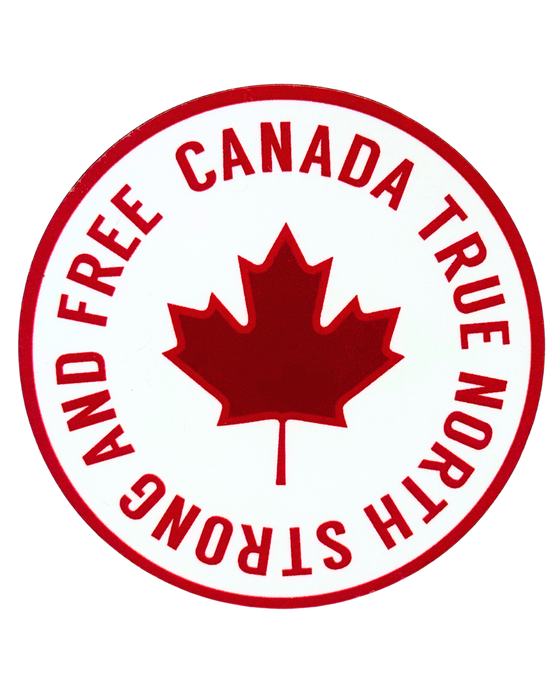 Red Maple Leaf Wood Magnet