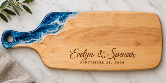 Engraving Service for Wood Bowls & Boards (sold separately)